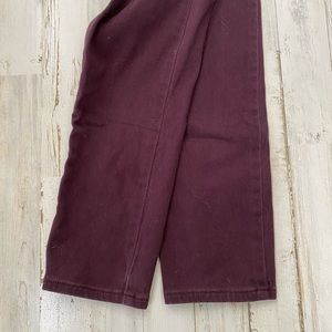 Old Navy maroon skinny jegging pants